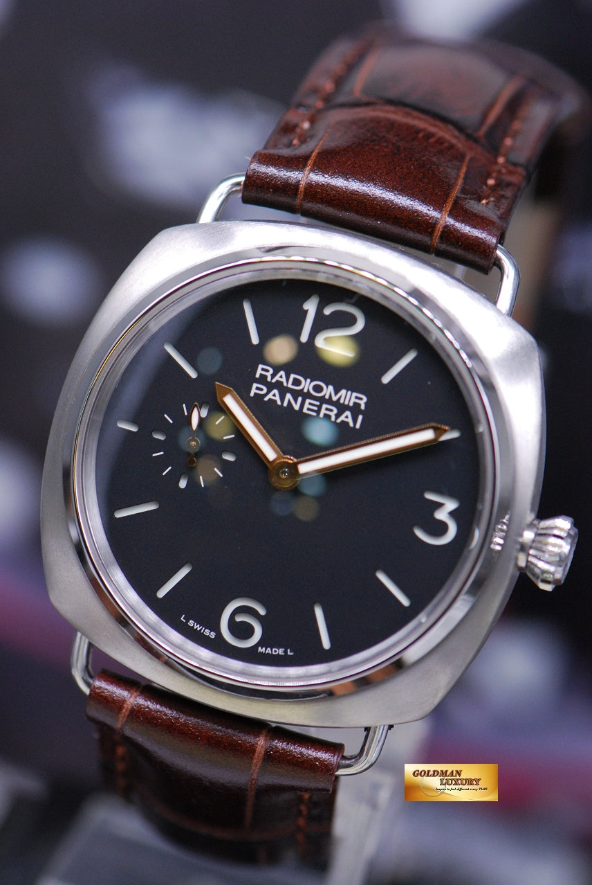 [SOLD] PANERAI RADIOMIR TITANIUM 42mm THIN IN-HOUSE MANUAL WINDING PAM 338 (MINT)