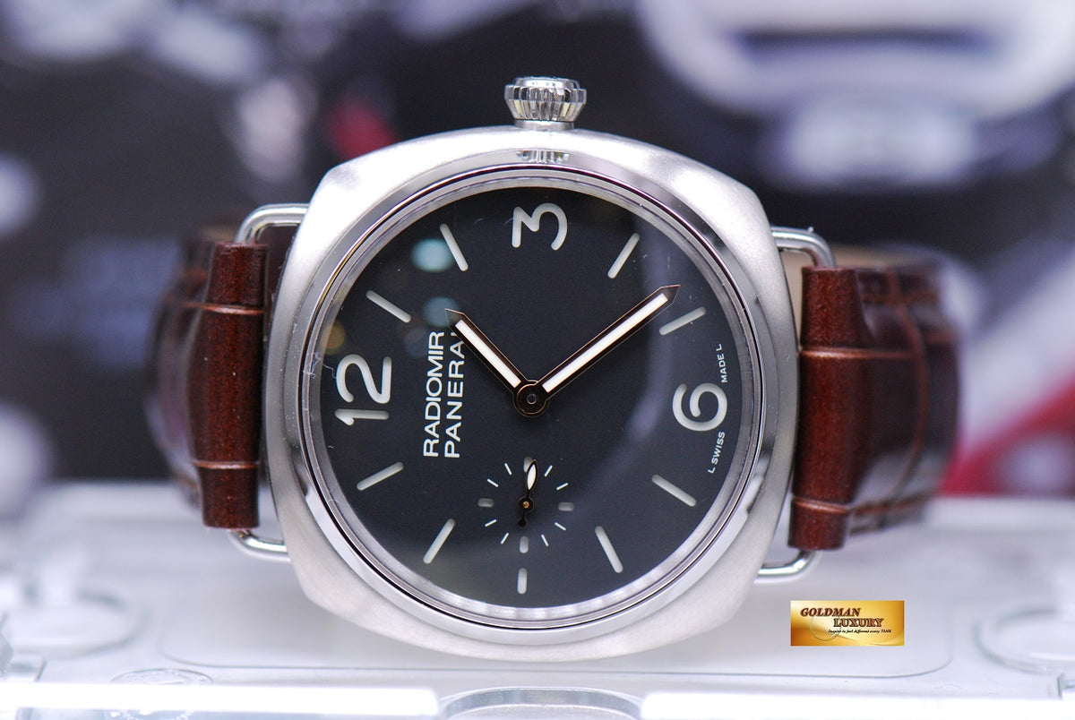 [SOLD] PANERAI RADIOMIR TITANIUM 42mm THIN IN-HOUSE MANUAL WINDING PAM 338 (MINT)