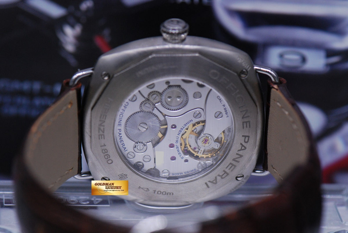 [SOLD] PANERAI RADIOMIR TITANIUM 42mm THIN IN-HOUSE MANUAL WINDING PAM 338 (MINT)