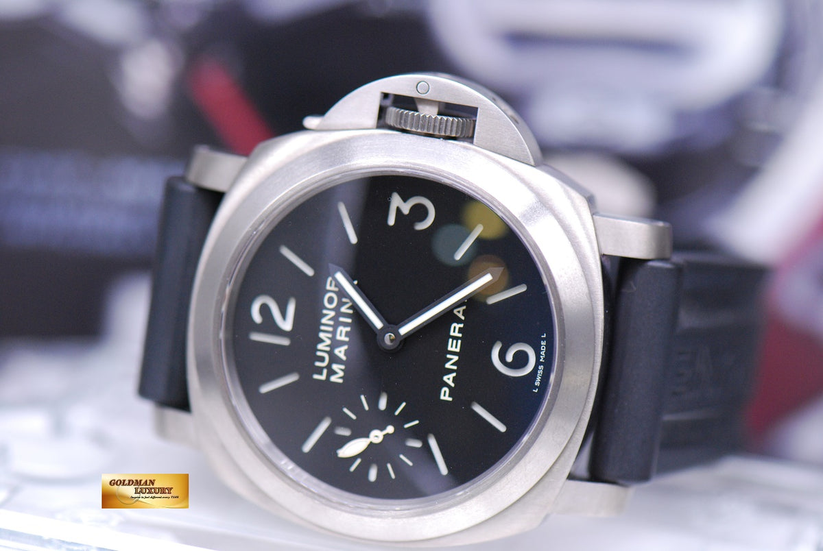 [SOLD] PANERAI LUMINOR MARINA 44mm TITANIUM MANUAL WINDING PAM 177 (MINT)