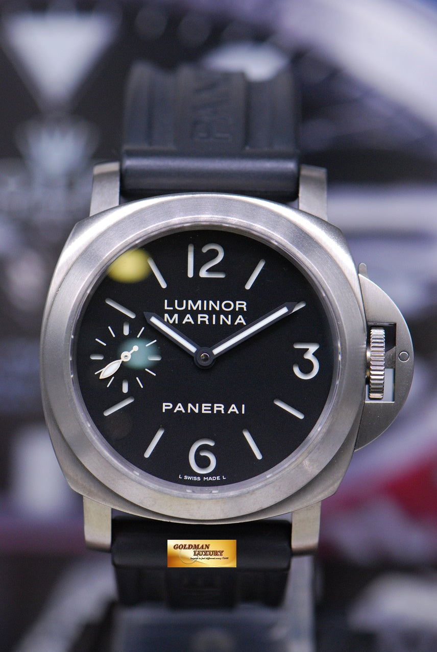 [SOLD] PANERAI LUMINOR MARINA 44mm TITANIUM MANUAL WINDING PAM 177 (MINT)