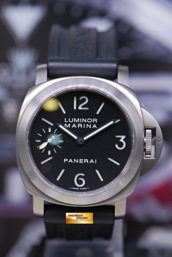 [SOLD] PANERAI LUMINOR MARINA 44mm TITANIUM MANUAL WINDING PAM 177 (MINT)