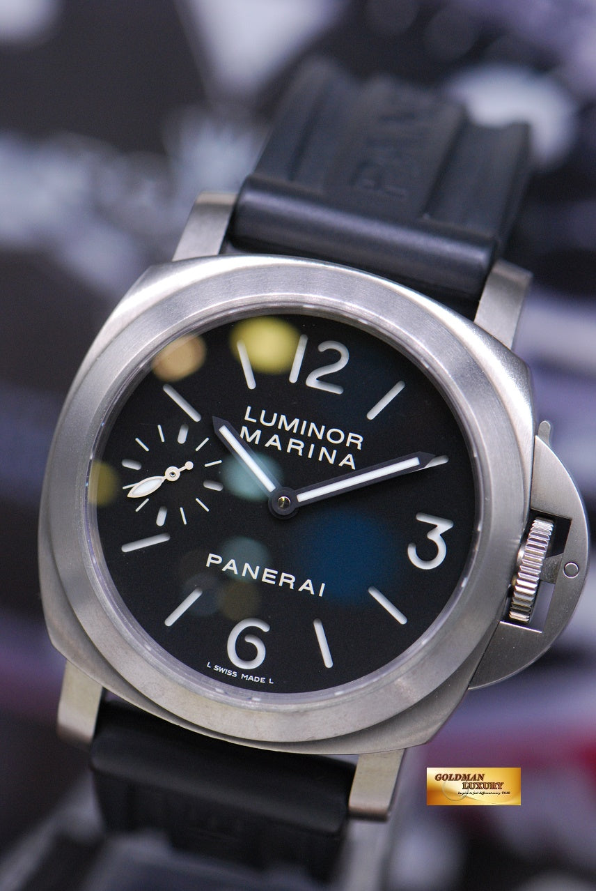 [SOLD] PANERAI LUMINOR MARINA 44mm TITANIUM MANUAL WINDING PAM 177 (MINT)