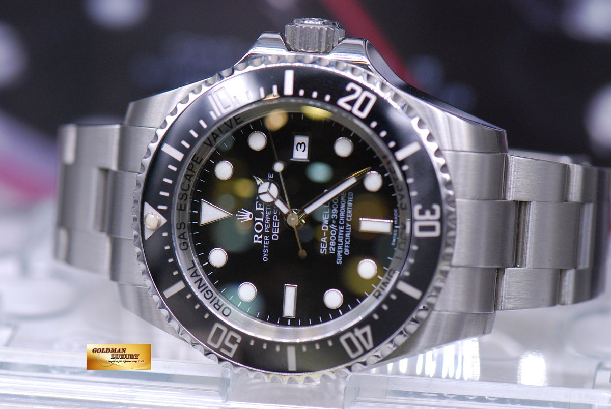 [SOLD] ROLEX OYSTER PERPETUAL SEA-DWELLER DEEPSEA MARK I DIAL BLACK 116660 (UNPOLISHED)