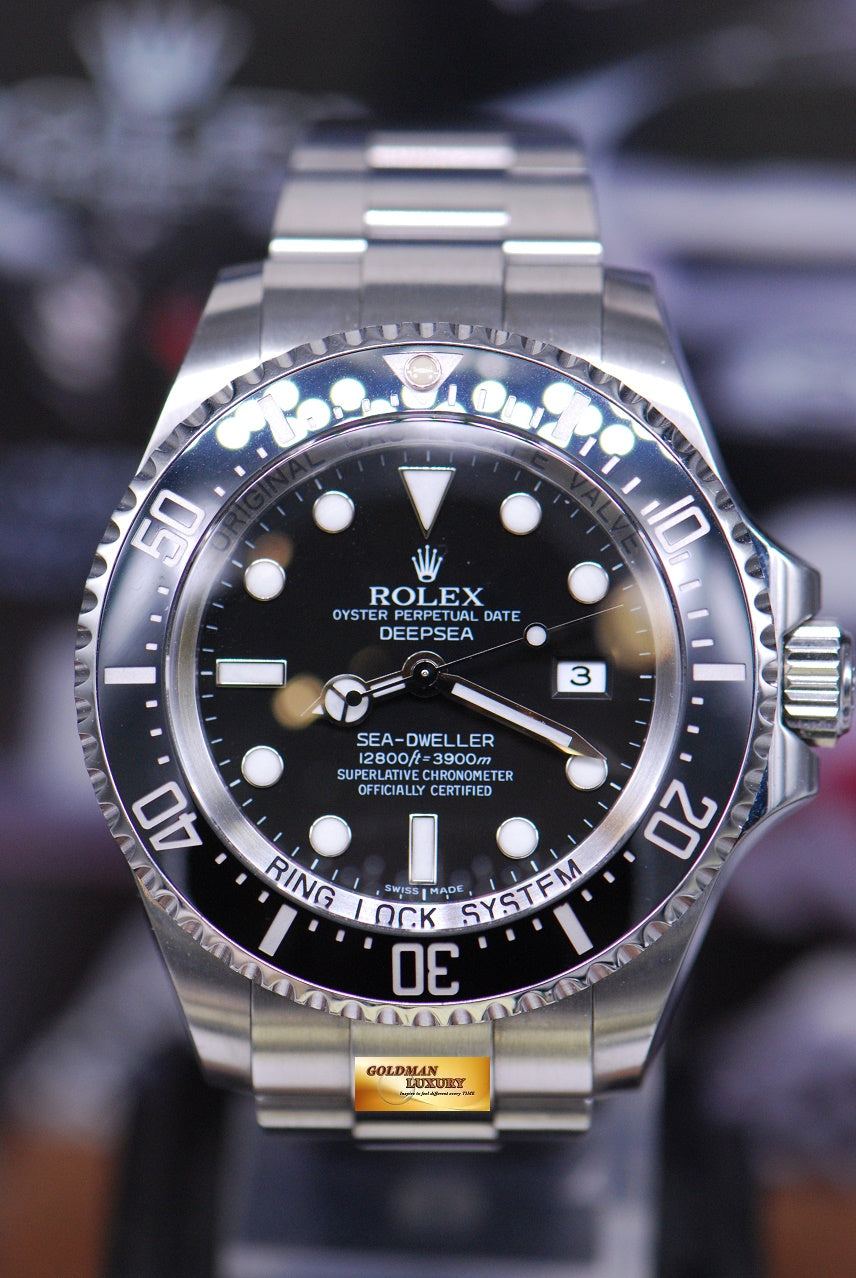 [SOLD] ROLEX OYSTER PERPETUAL SEA-DWELLER DEEPSEA MARK I DIAL BLACK 116660 (UNPOLISHED)