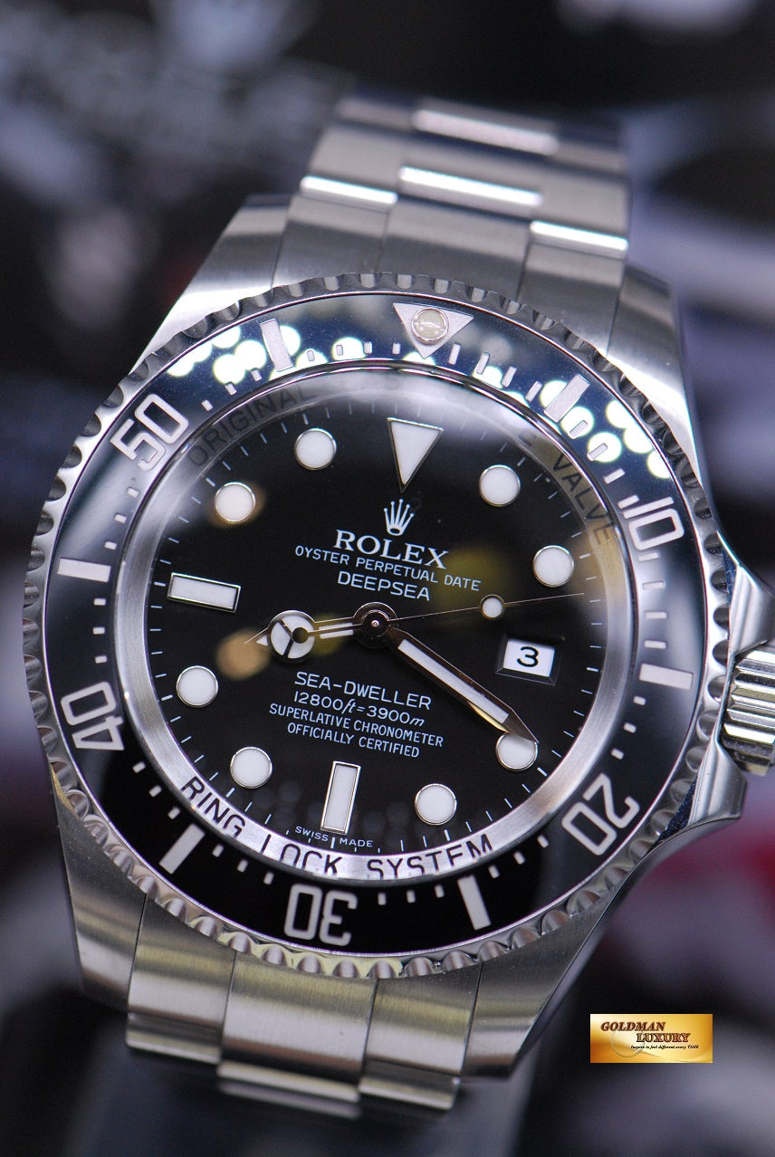[SOLD] ROLEX OYSTER PERPETUAL SEA-DWELLER DEEPSEA MARK I DIAL BLACK 116660 (UNPOLISHED)