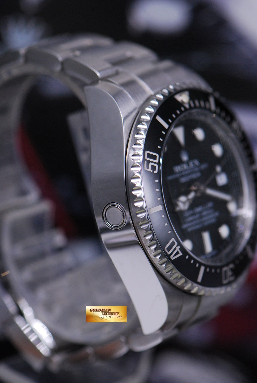 [SOLD] ROLEX OYSTER PERPETUAL SEA-DWELLER DEEPSEA MARK I DIAL BLACK 116660 (UNPOLISHED)
