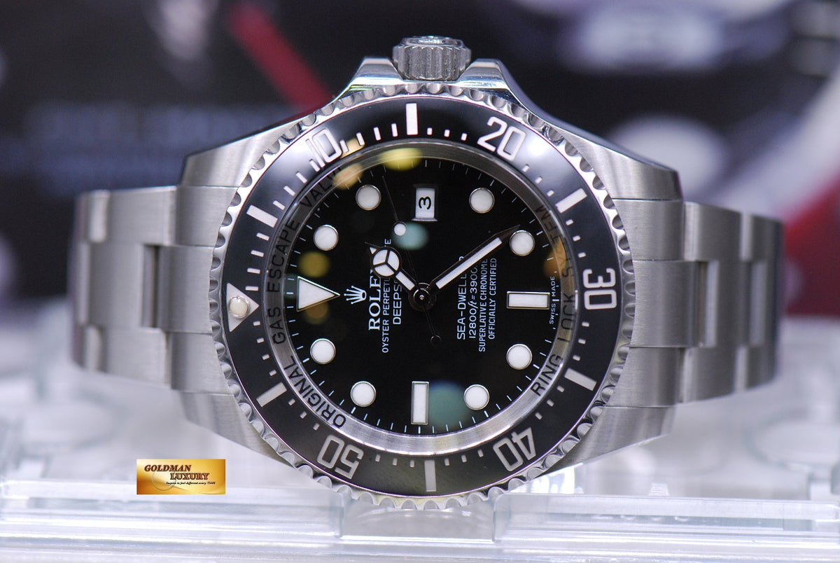 [SOLD] ROLEX OYSTER PERPETUAL SEA-DWELLER DEEPSEA MARK I DIAL BLACK 116660 (UNPOLISHED)