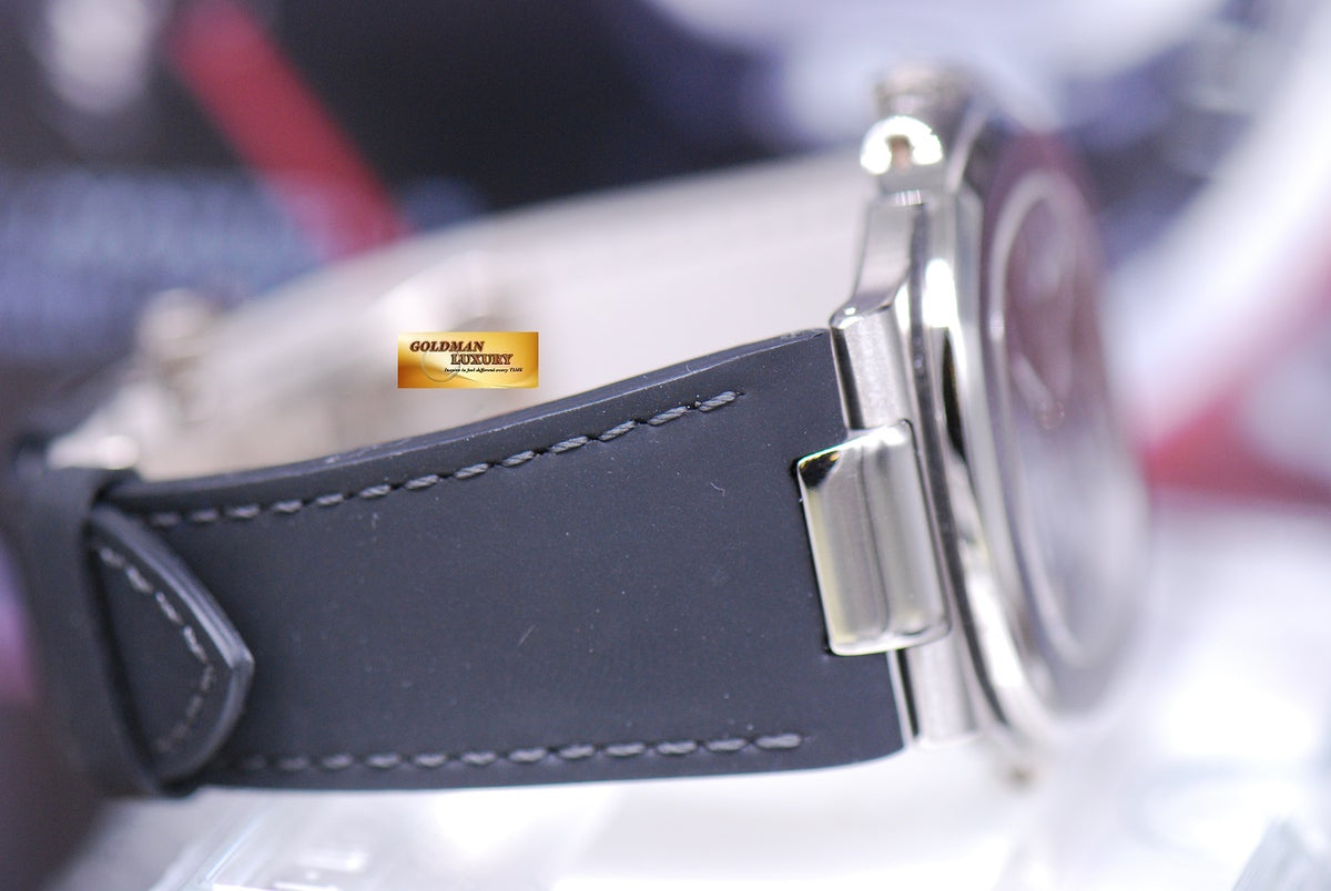 [SOLD] PATEK PHILIPPE NAUTILUS MOONPHASE POWER RESERVE 18K WHITE GOLD AUTOMATIC LEATHER STRAP 5712G (MINT)