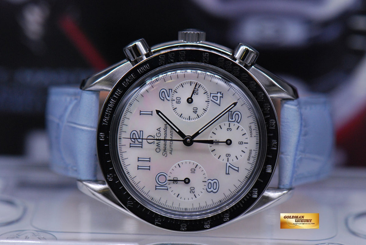 [SOLD] OMEGA SPEEDMASTER CHRONOGRAPH 37mm MOP LADIES AUTOMATIC 3802.7255 (MINT)