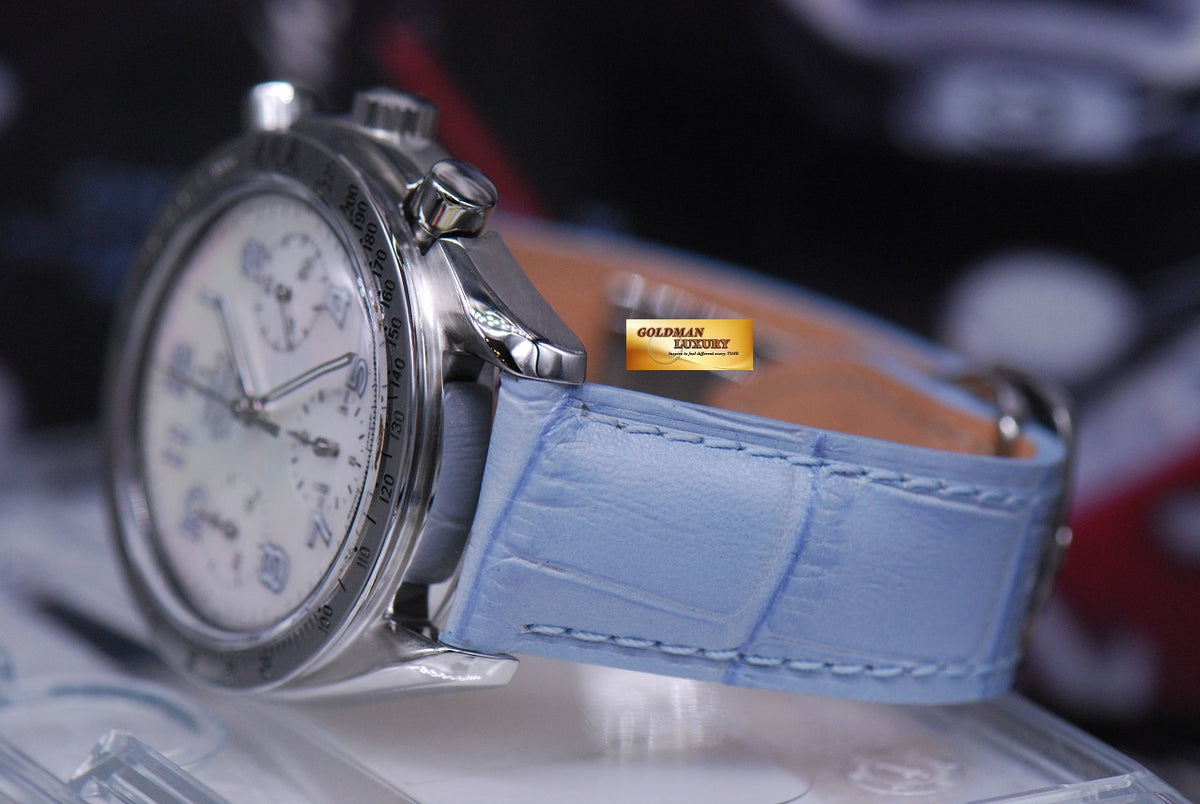 [SOLD] OMEGA SPEEDMASTER CHRONOGRAPH 37mm MOP LADIES AUTOMATIC 3802.7255 (MINT)