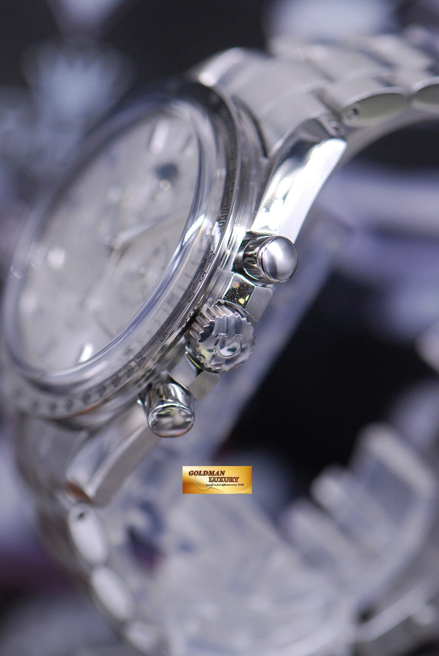 [SOLD] OMEGA SPEEDMASTER BROAD ARROW CHRONOGRAPH MOONPHASE C.1866 MANUAL (MINT)