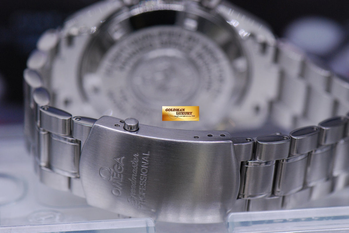 [SOLD] OMEGA SPEEDMASTER BROAD ARROW CHRONOGRAPH MOONPHASE C.1866 MANUAL (MINT)