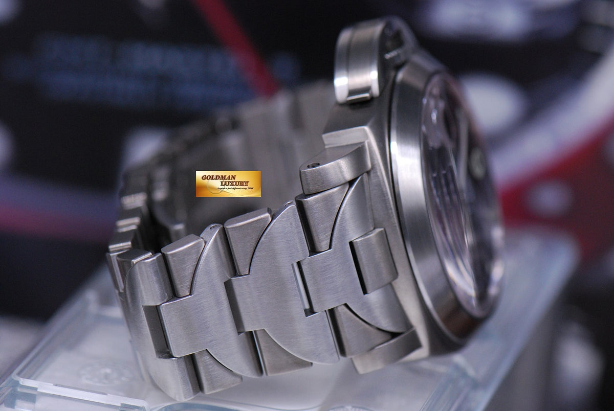 [SOLD] PANERAI LUMINOR MARINA 44mm TITANIUM BRACELET ANTHRACITE DIAL AUTOMATIC PAM 91 (MINT)