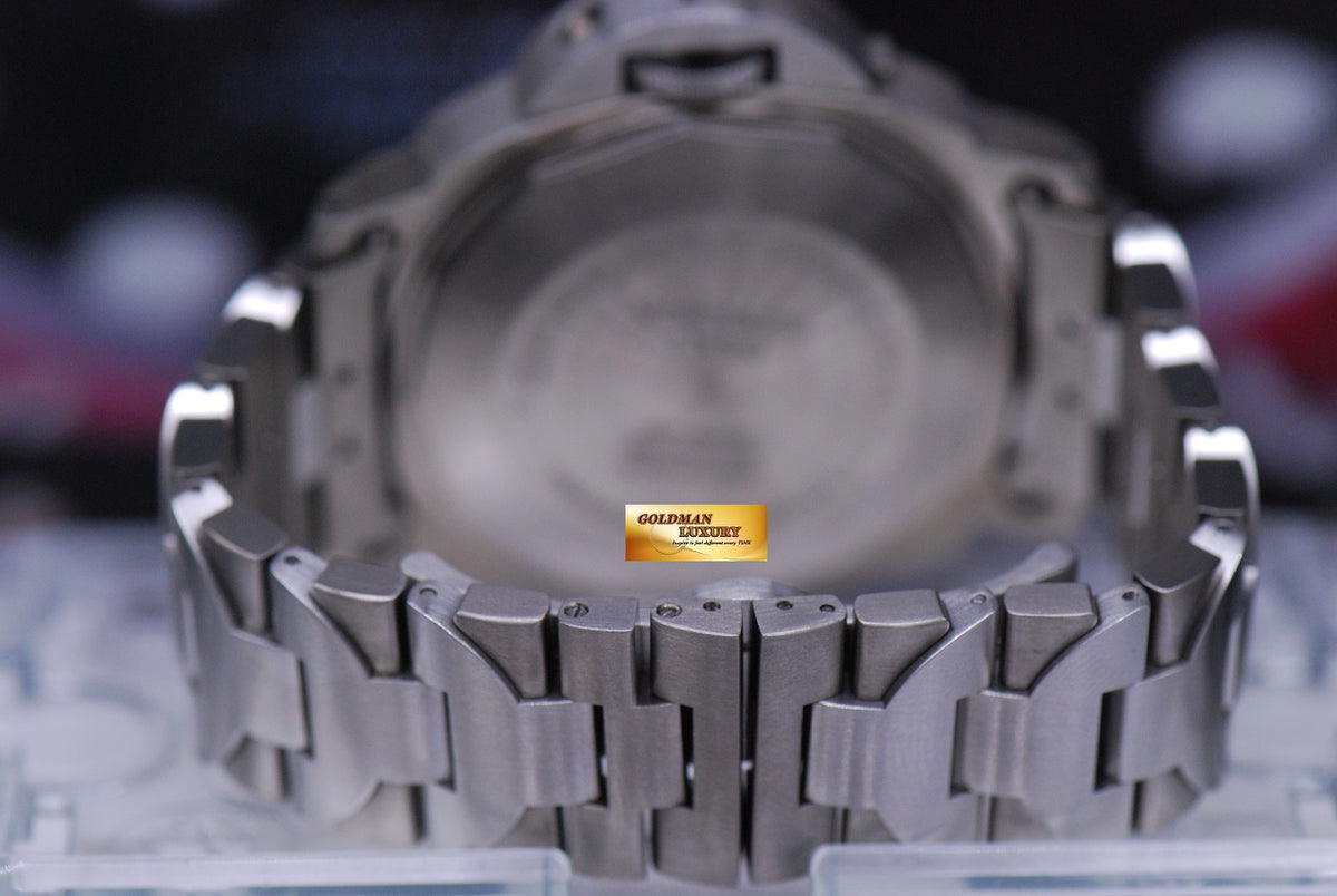 [SOLD] PANERAI LUMINOR MARINA 44mm TITANIUM BRACELET ANTHRACITE DIAL AUTOMATIC PAM 91 (MINT)