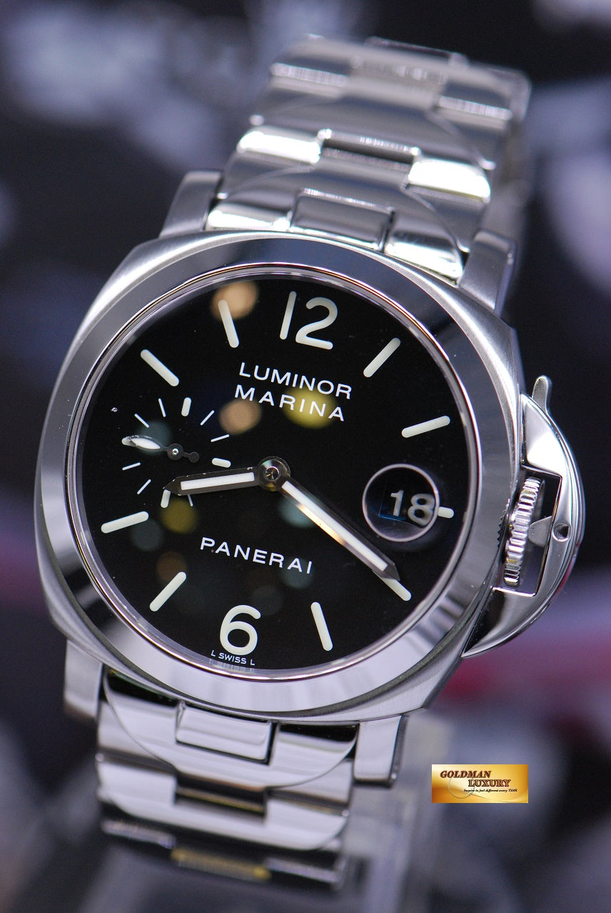 [SOLD] PANERAI LUMINOR MARINA 40mm STAINLESS STEEL BRACELET AUTOMATIC PAM 50 (MINT)