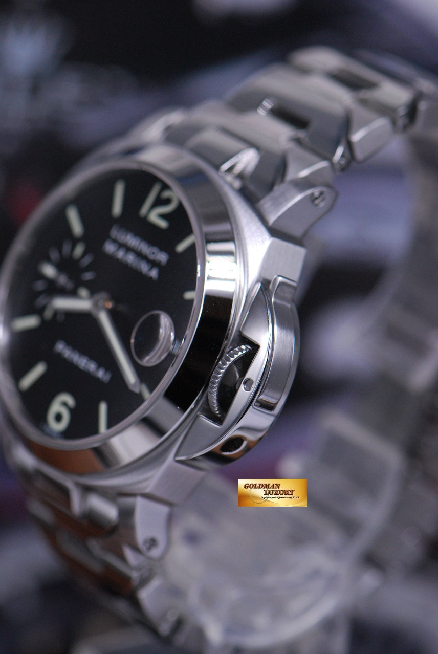 [SOLD] PANERAI LUMINOR MARINA 40mm STAINLESS STEEL BRACELET AUTOMATIC PAM 50 (MINT)