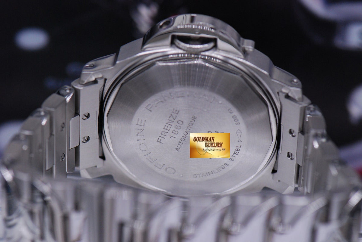 [SOLD] PANERAI LUMINOR MARINA 40mm STAINLESS STEEL BRACELET AUTOMATIC PAM 50 (MINT)