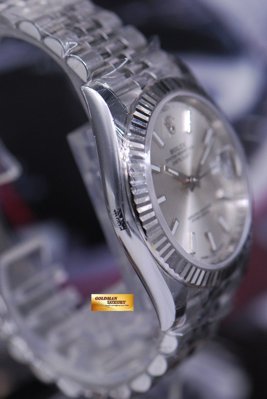 [SOLD] ROLEX OYSTER PERPETUAL DATEJUST 41 SILVER JUBILEE BRACELET 126334 (NEW-UNWORN)