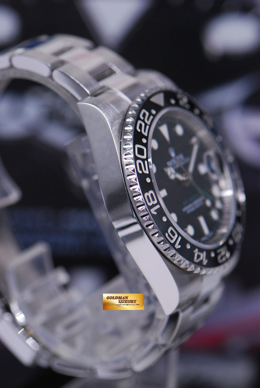 [SOLD] ROLEX OYSTER PERPETUAL GMT-MASTER II BLACK CERAMIC 116710LN (MINT)