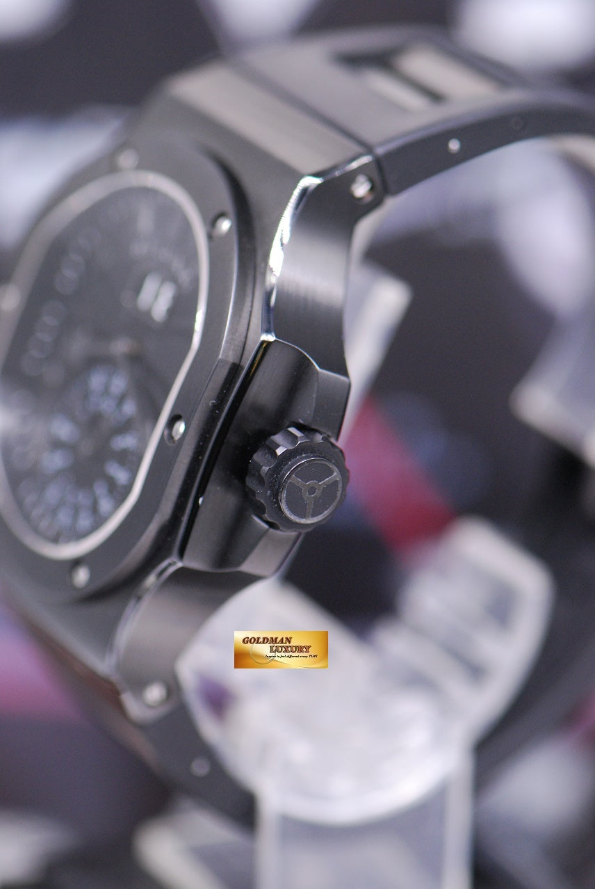 [SOLD] BVLGARI DANIEL ROTH ENDURER ALL BLACK CHRONOSPRINT PVD BLACK AUTOMATIC BRE56SBCHS (MINT)