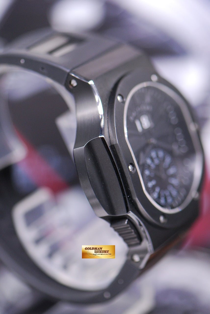 [SOLD] BVLGARI DANIEL ROTH ENDURER ALL BLACK CHRONOSPRINT PVD BLACK AUTOMATIC BRE56SBCHS (MINT)