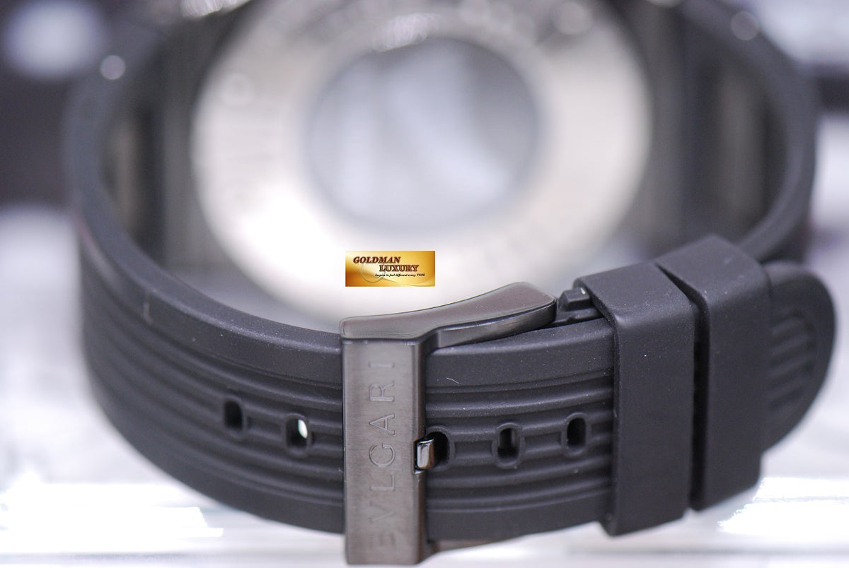 [SOLD] BVLGARI DANIEL ROTH ENDURER ALL BLACK CHRONOSPRINT PVD BLACK AUTOMATIC BRE56SBCHS (MINT)