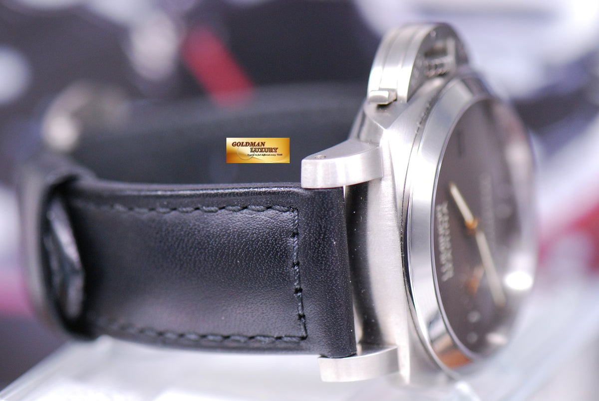 [SOLD] PANERAI LUMINOR MARINA 44mm TITANIUM TOBACCO BROWN DIAL AUTOMATIC PAM 351 (MINT)