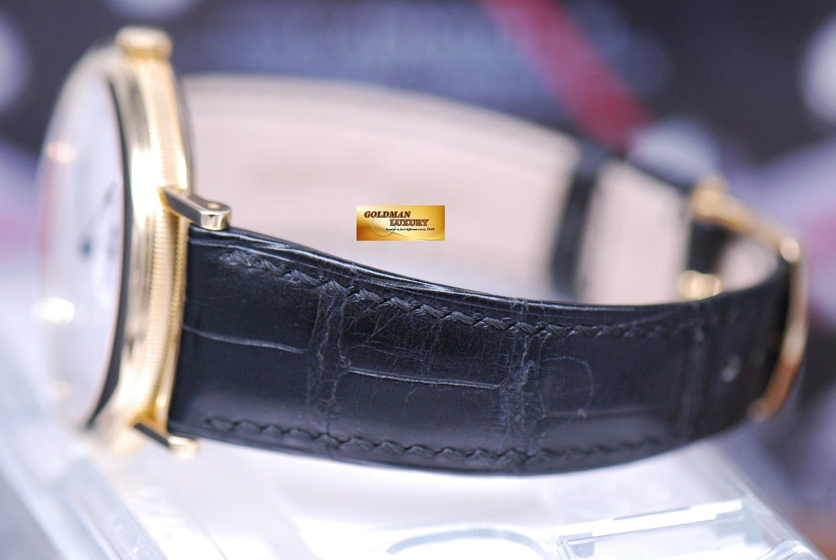 [SOLD] BREGUET CLASSIQUE 18K YELLOW GOLD ENAMEL WHITE DIAL AUTOMATIC 5140 (MINT)