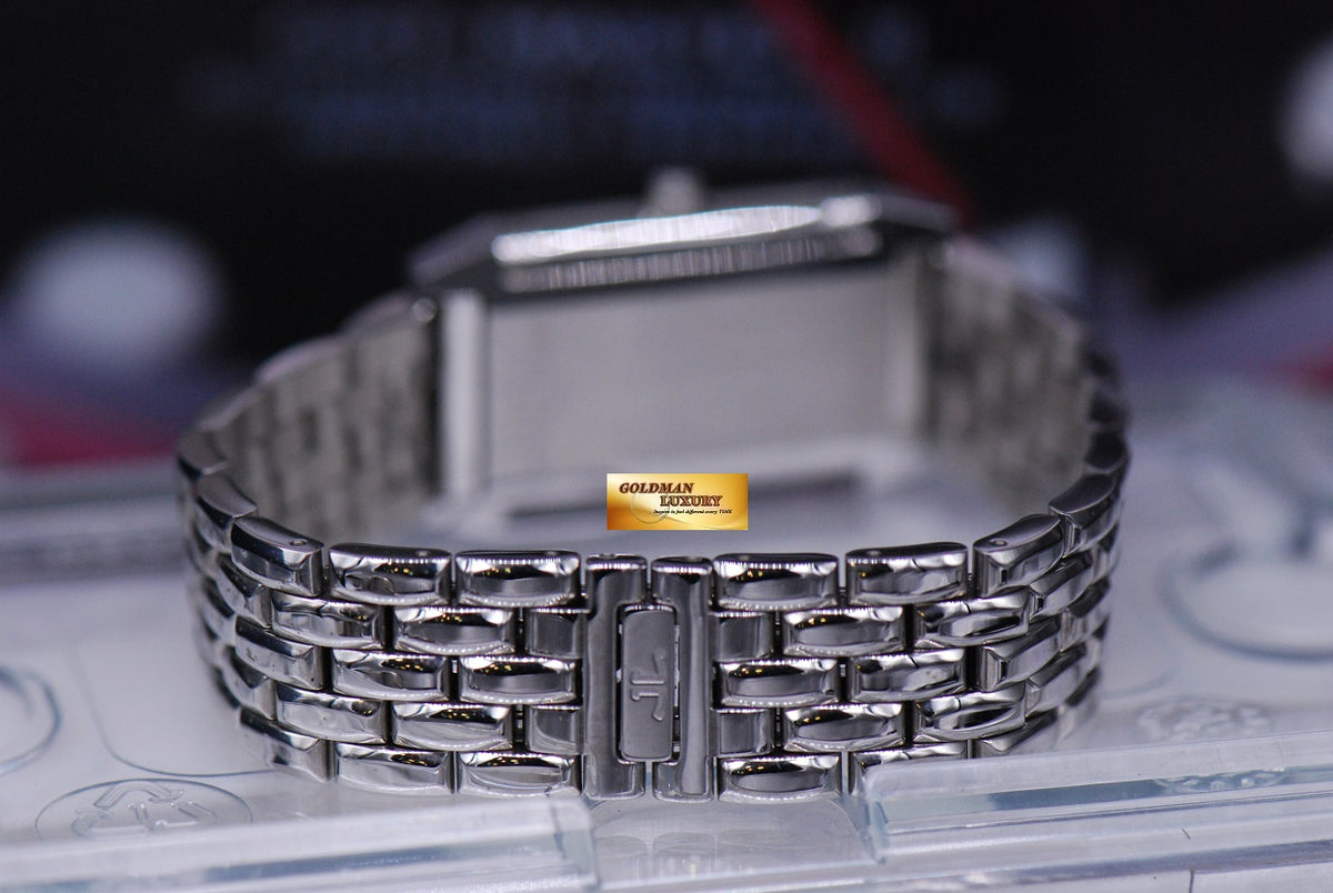 [SOLD] JLC REVERSO LADIES STAINLESS STEEL BRACELET MANUAL 260.8.86 (NEAR MINT)