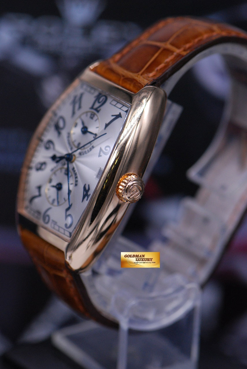 [SOLD] FRANCK MULLER MASTER BANKER 3 GMT 18K YELLOW GOLD AUTOMATIC 2852MB (NEAR MINT)