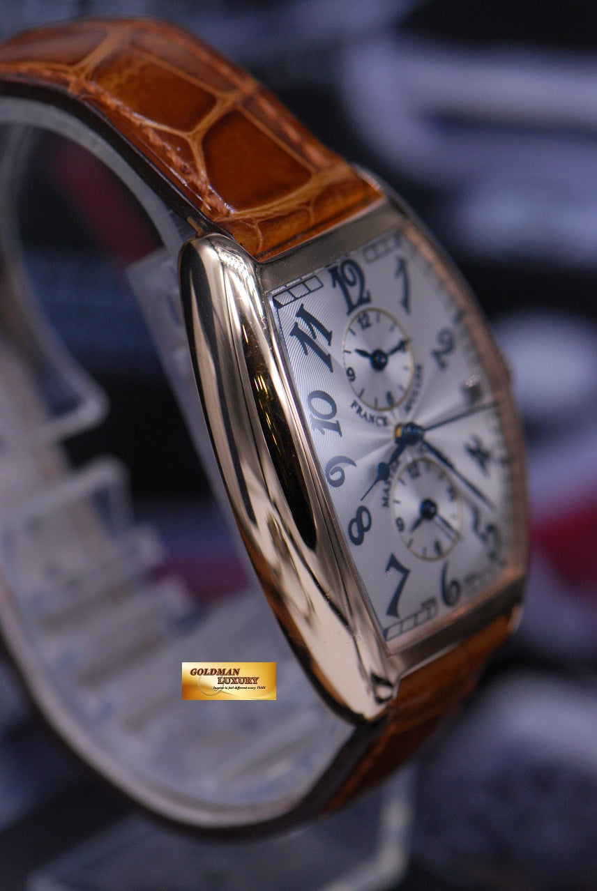 [SOLD] FRANCK MULLER MASTER BANKER 3 GMT 18K YELLOW GOLD AUTOMATIC 2852MB (NEAR MINT)