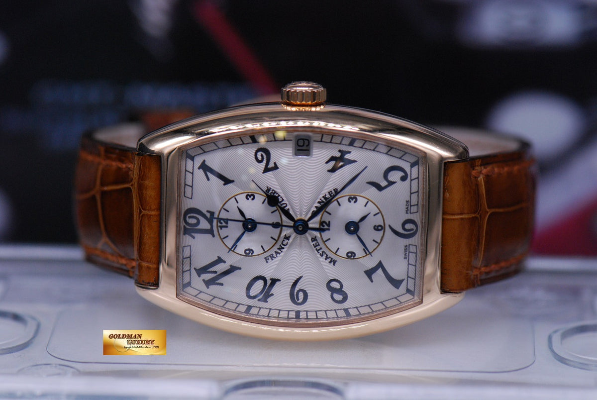 [SOLD] FRANCK MULLER MASTER BANKER 3 GMT 18K YELLOW GOLD AUTOMATIC 2852MB (NEAR MINT)