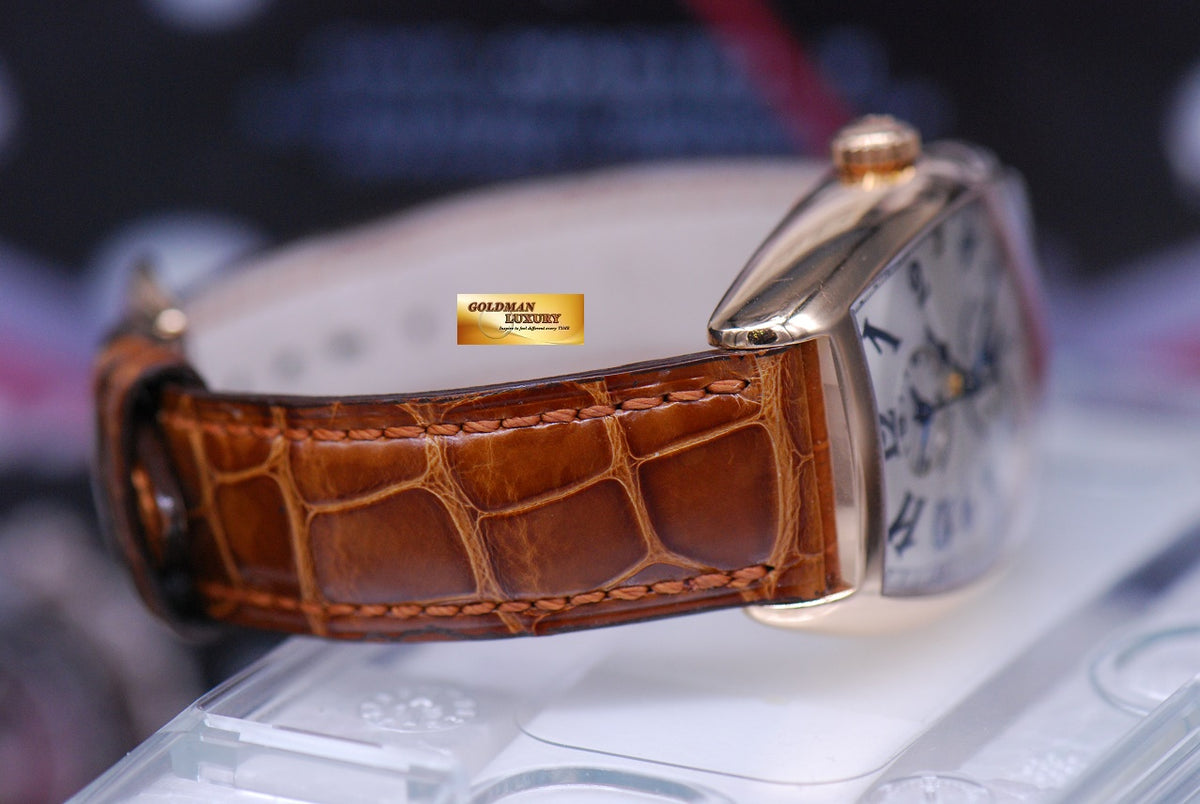 [SOLD] FRANCK MULLER MASTER BANKER 3 GMT 18K YELLOW GOLD AUTOMATIC 2852MB (NEAR MINT)