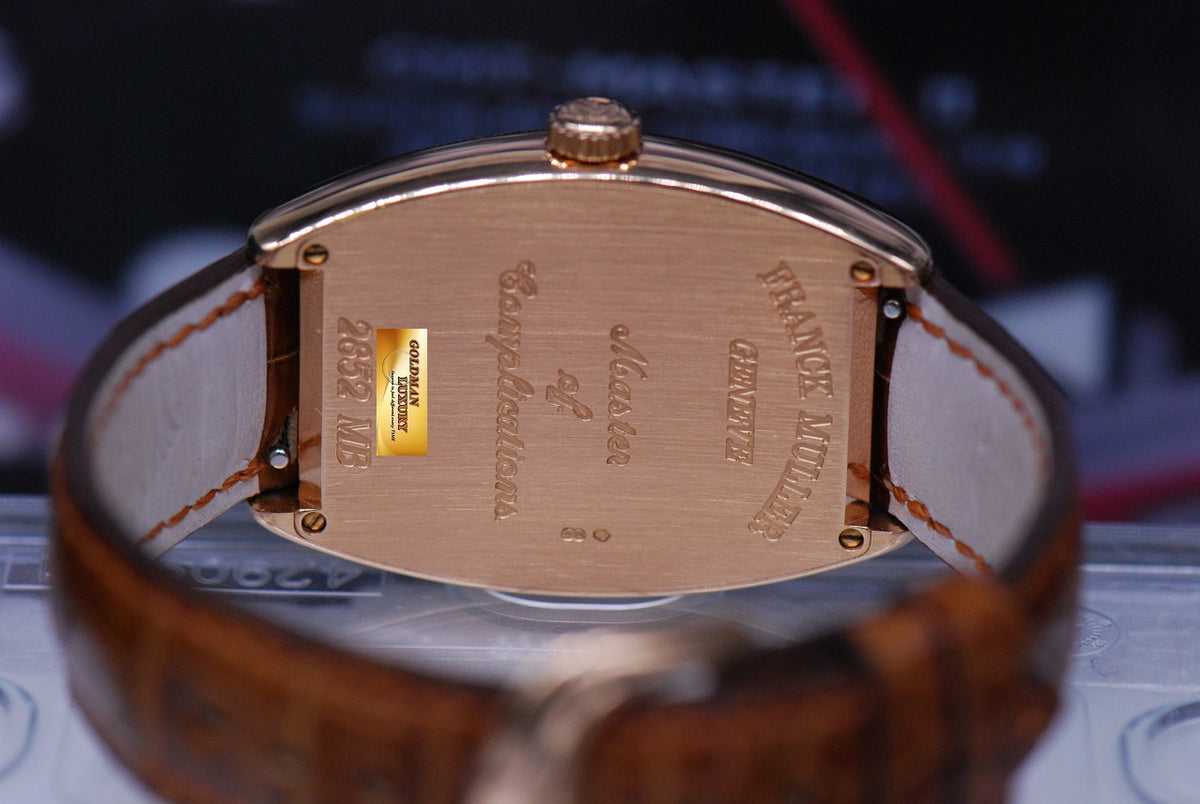 [SOLD] FRANCK MULLER MASTER BANKER 3 GMT 18K YELLOW GOLD AUTOMATIC 2852MB (NEAR MINT)