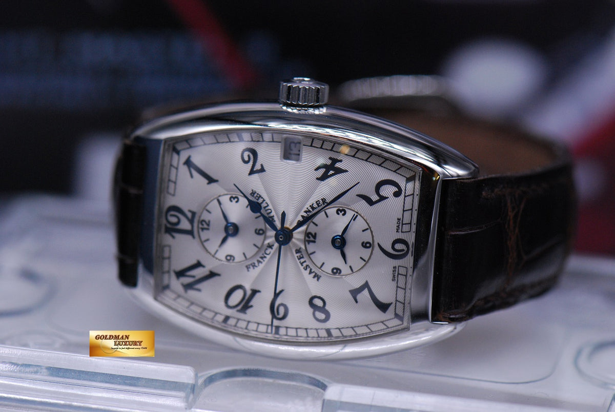 [SOLD] FRANCK MULLER MASTER BANKER 3 GMT STAINLESS STEEL AUTOMATIC 2852MB (MINT)