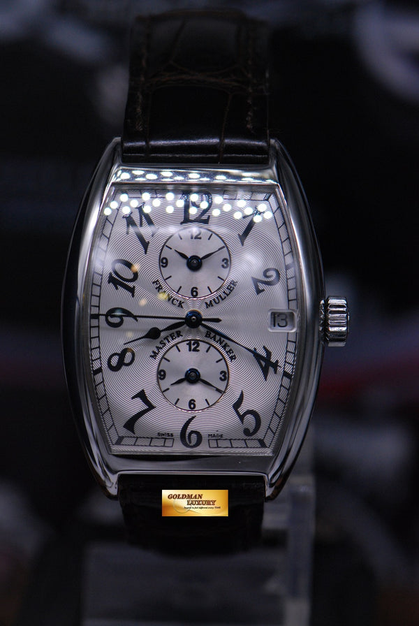 [SOLD] FRANCK MULLER MASTER BANKER 3 GMT STAINLESS STEEL AUTOMATIC 2852MB (MINT)