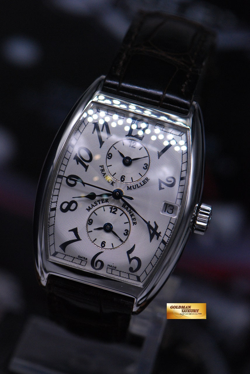 [SOLD] FRANCK MULLER MASTER BANKER 3 GMT STAINLESS STEEL AUTOMATIC 2852MB (MINT)