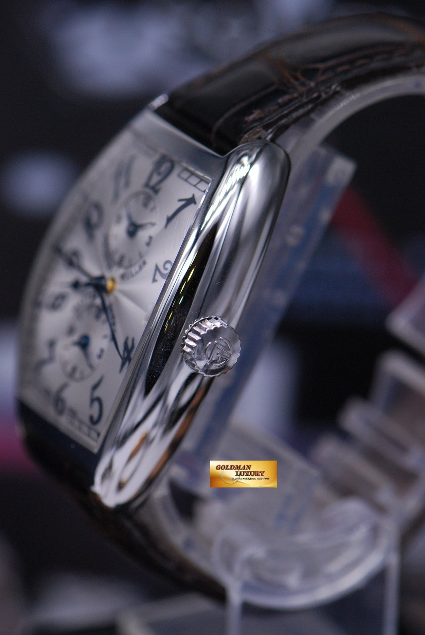 [SOLD] FRANCK MULLER MASTER BANKER 3 GMT STAINLESS STEEL AUTOMATIC 2852MB (MINT)