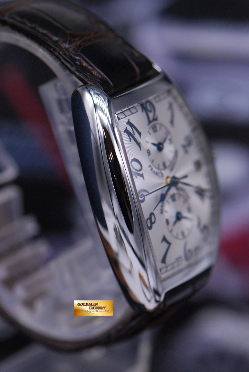 [SOLD] FRANCK MULLER MASTER BANKER 3 GMT STAINLESS STEEL AUTOMATIC 2852MB (MINT)