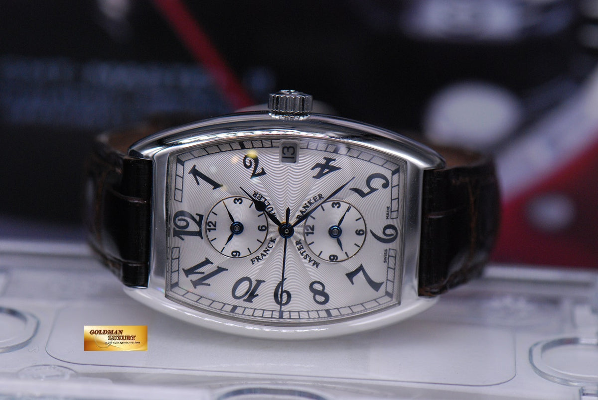 [SOLD] FRANCK MULLER MASTER BANKER 3 GMT STAINLESS STEEL AUTOMATIC 2852MB (MINT)