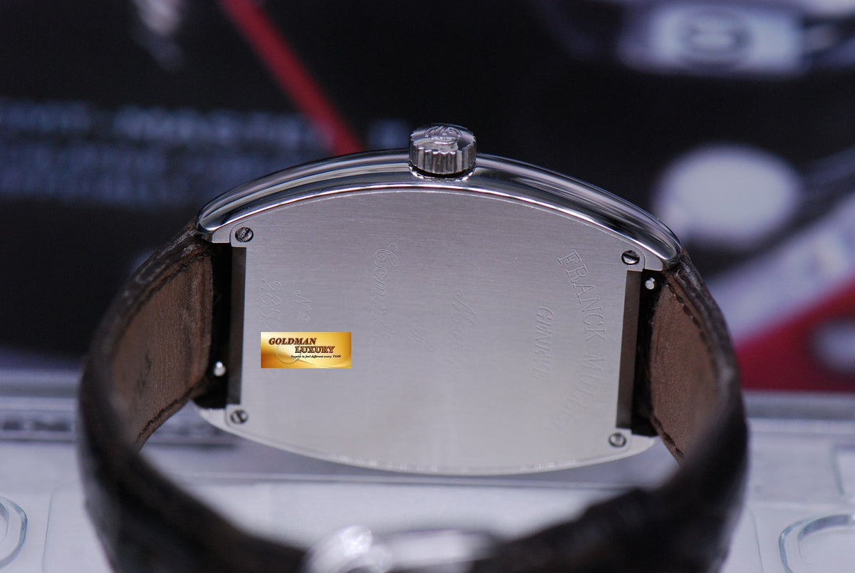 [SOLD] FRANCK MULLER MASTER BANKER 3 GMT STAINLESS STEEL AUTOMATIC 2852MB (MINT)