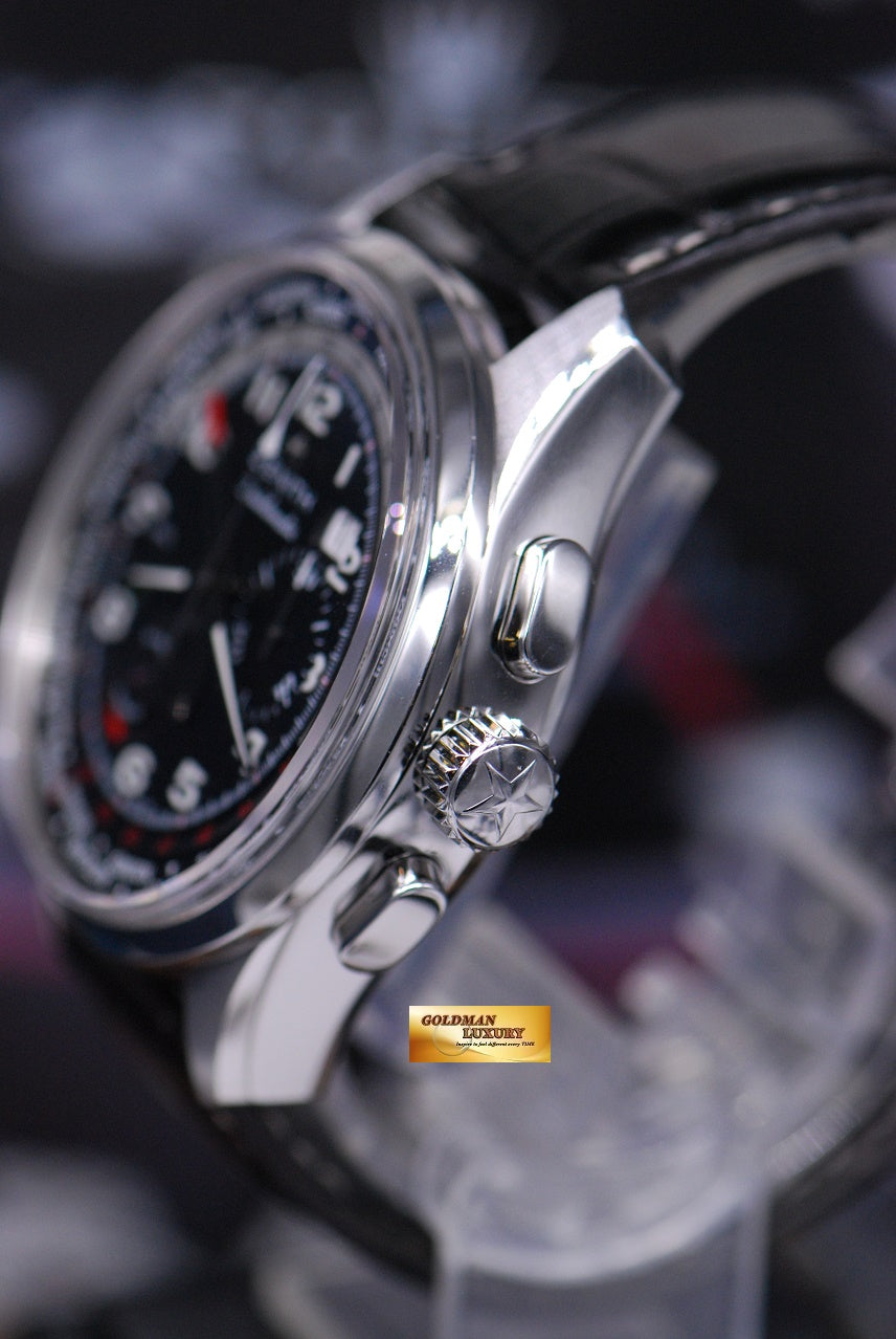 [SOLD] ZENITH PILOT DOUBLEMATIC 45mm CHRONOGRAPH ALARM WORLD TIME BIG DATE AUTOMATIC (MINT)