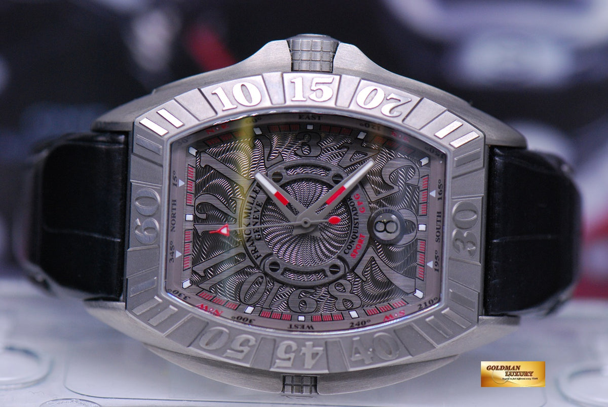 [SOLD] FRANCK MULLER CONQUISTADOR SPORT GPG TITANIUM AUTOMATIC 8900 SC DT (MINT)