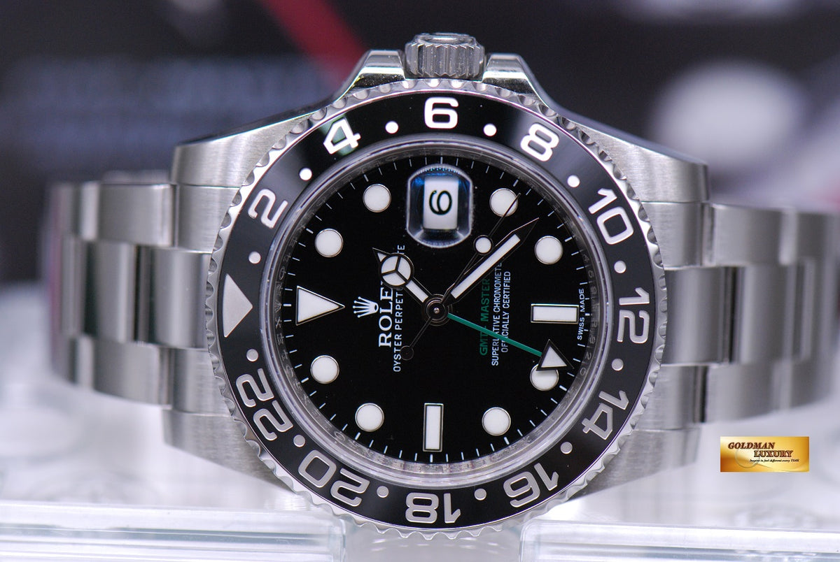 [SOLD] ROLEX OYSTER PERPETUAL GMT-MASTER II CERAMIC BEZEL 116710LN (MINT)