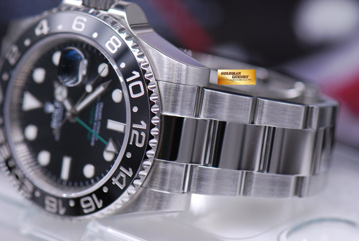 [SOLD] ROLEX OYSTER PERPETUAL GMT-MASTER II CERAMIC BEZEL 116710LN (MINT)