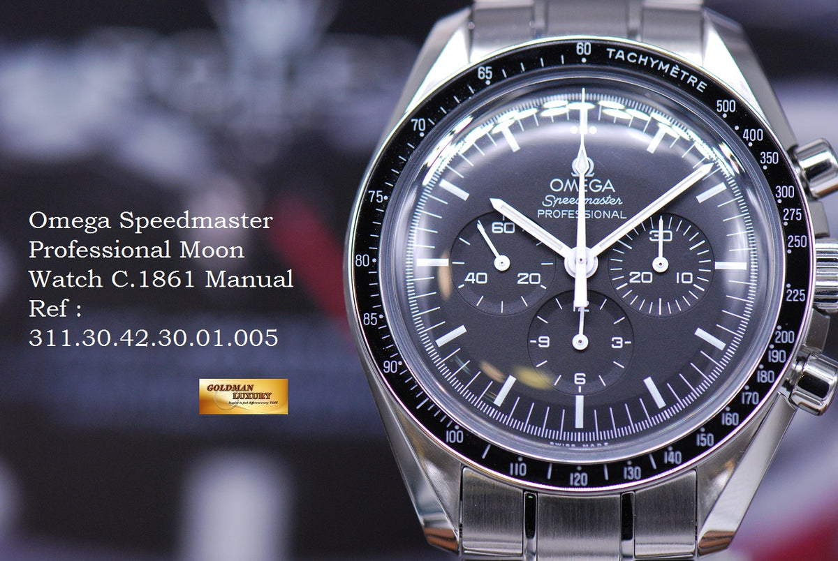 [SOLD] OMEGA SPEEDMASTER PROFESSIONAL MOON WATCH C.1861 MANUAL (LNIB)