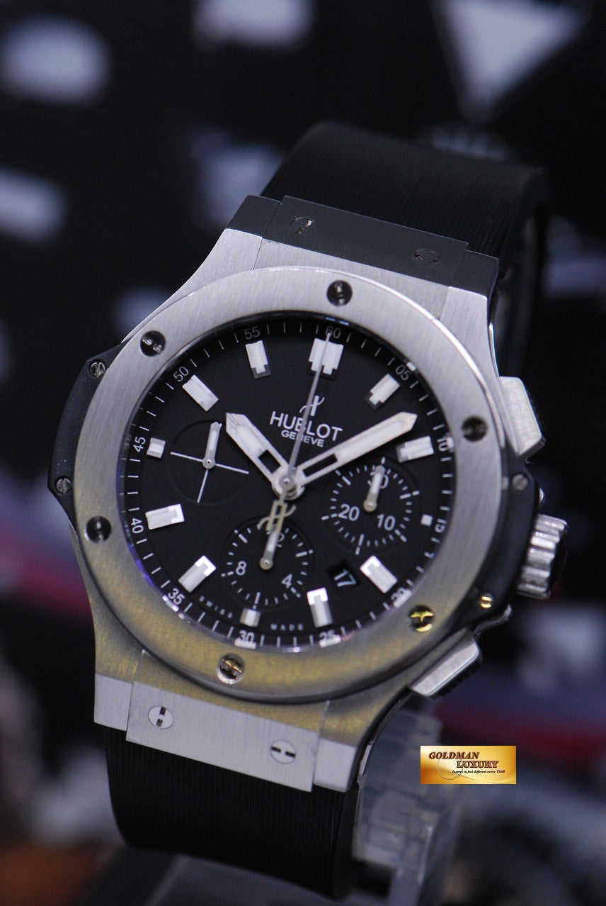 [SOLD] HUBLOT BIG BANG CHRONOGRAPH 44mm STEEL  BEZEL AUTOMATIC 301.SX.1170.RX (MINT)