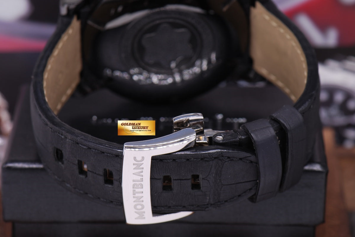 [SOLD] MONT BLANC SPORTCHRONO DLC BLACK AUTOMATIC (MINT)