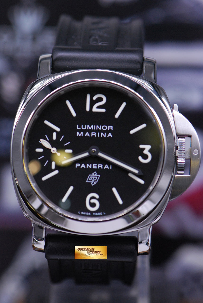 [SOLD] PANERAI LUMINOR MARINA 44mm STAINLESS STEEL  SUB-SEC DIAL MANUAL PAM 005 (MINT)